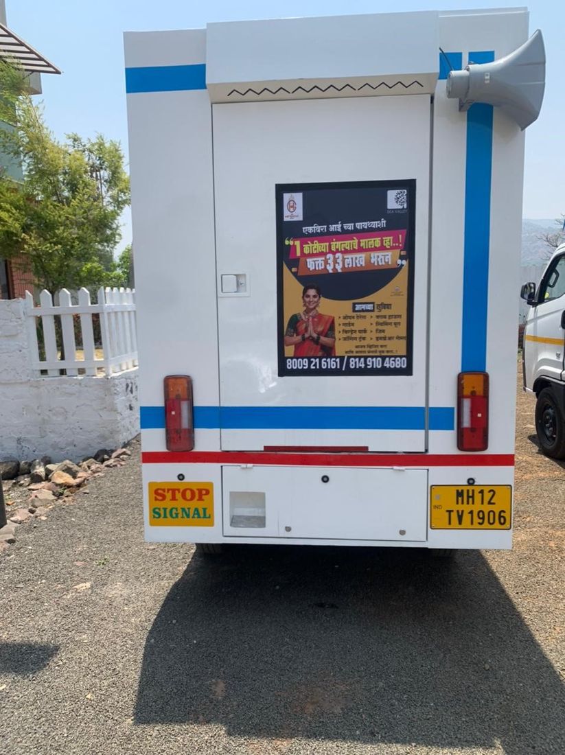 LED video van for outdoor advertising