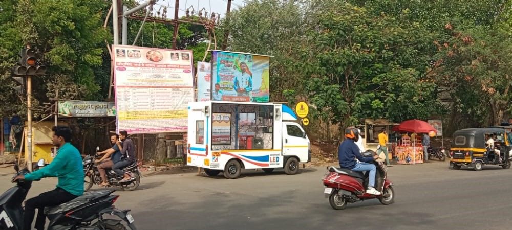 LED van for a political road show